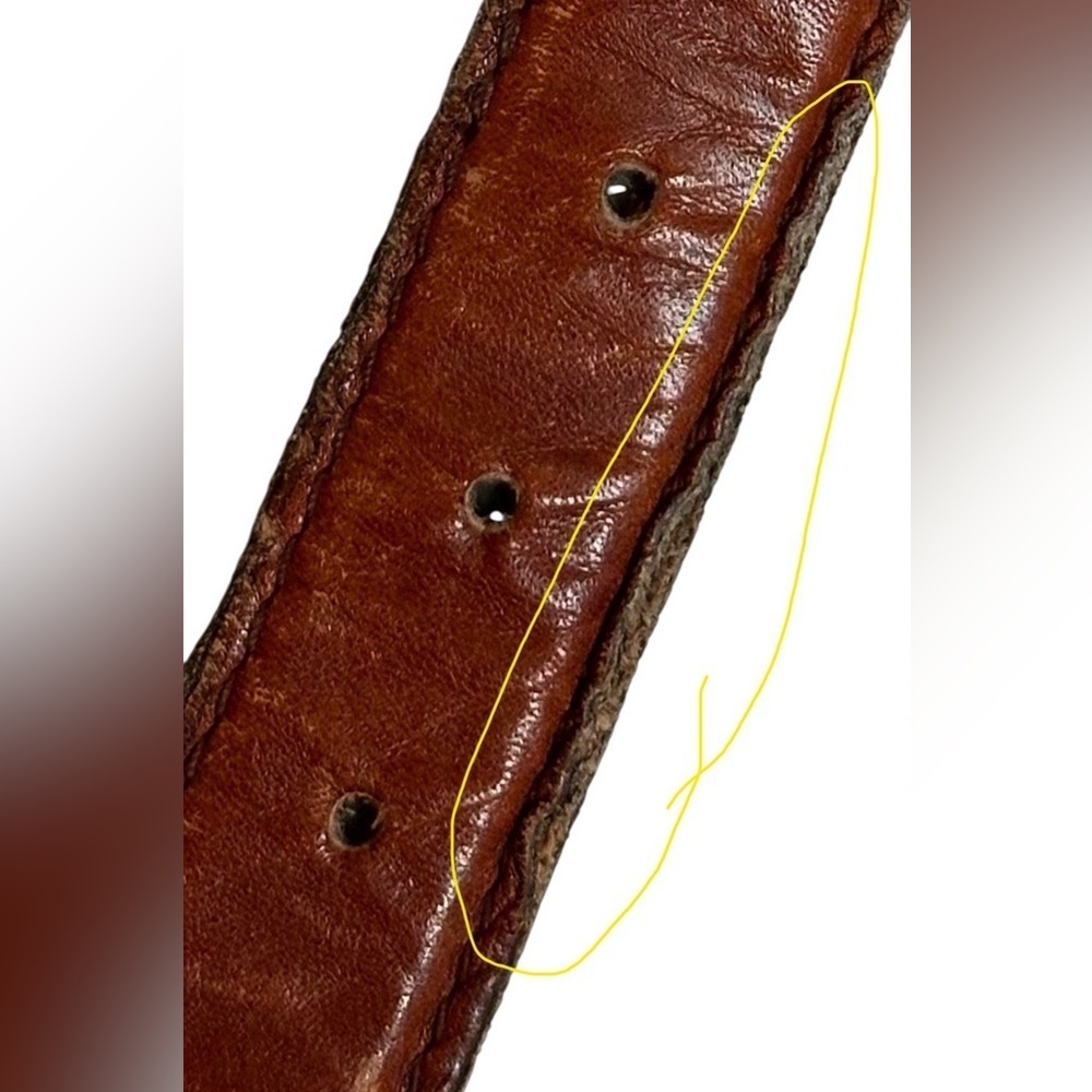A men’s / women’s leather braided belt, Made in Uraguay. M. - Picture 12 of 12